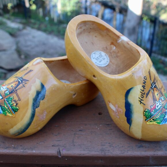vintage Other - Wooden Dutch shoes